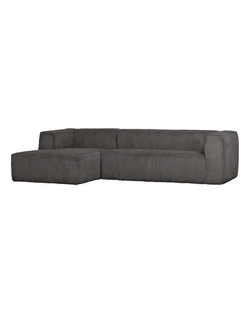 Bean Ecksofa links, Terrazzo, Rippstoff, Ansicht 3