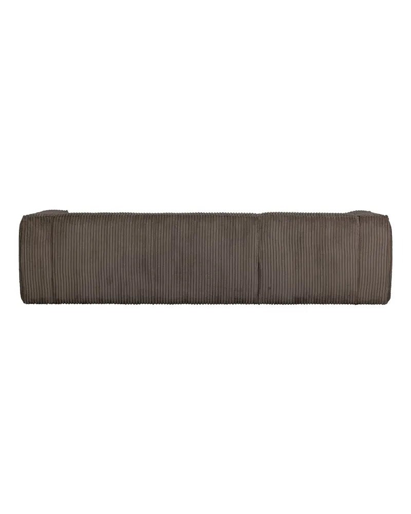 Bean Ecksofa links, Mud, Rippstoff, Ansicht 4