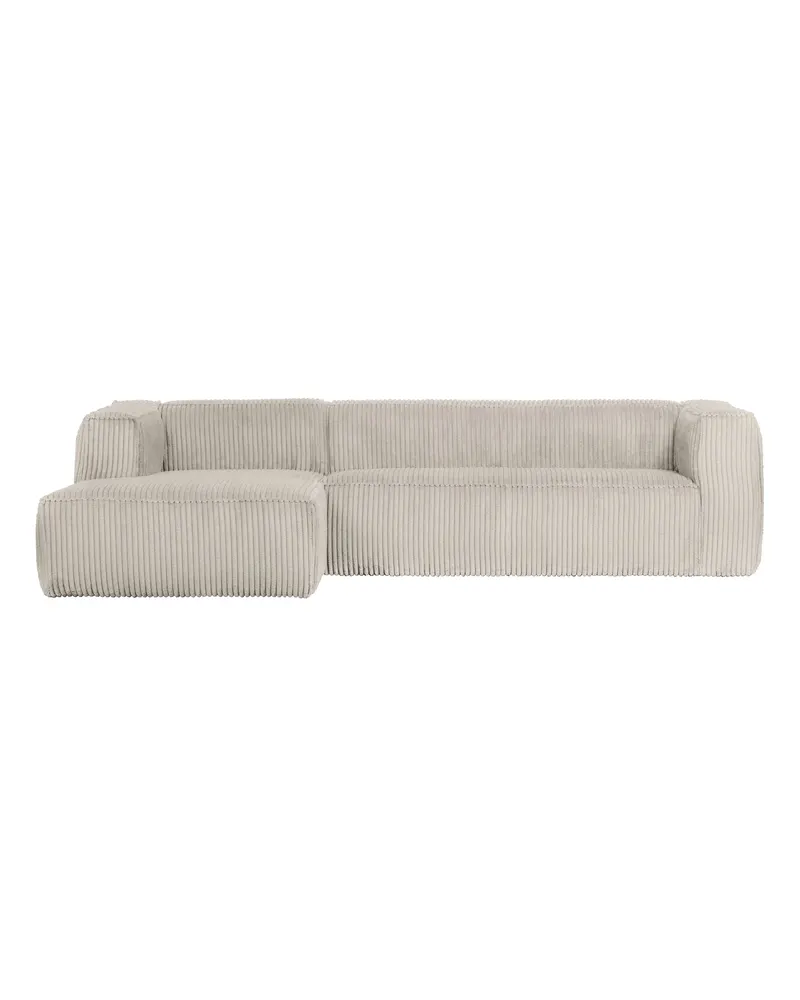 Bean Ecksofa links, Natur, Rippstoff, Ansicht 1