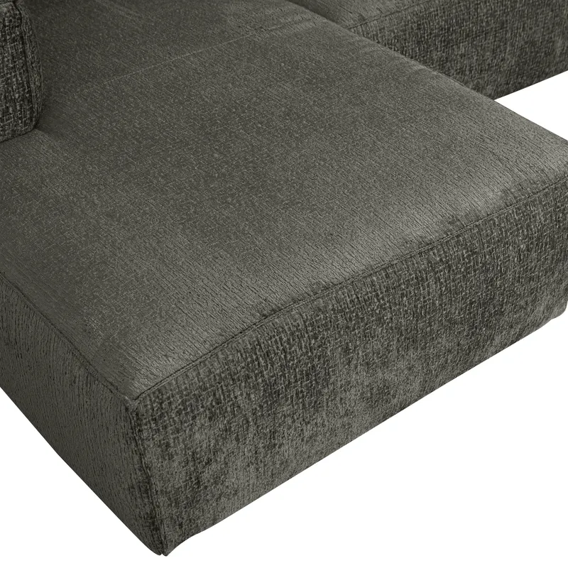 Bean Ecksofa links, Wasserpflanze, Struktursamt, Detail, Ansicht 1