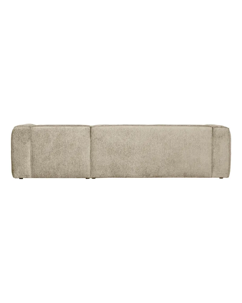 Bean Ecksofa rechts, Buttermilk, Struktursamt, Ansicht 3