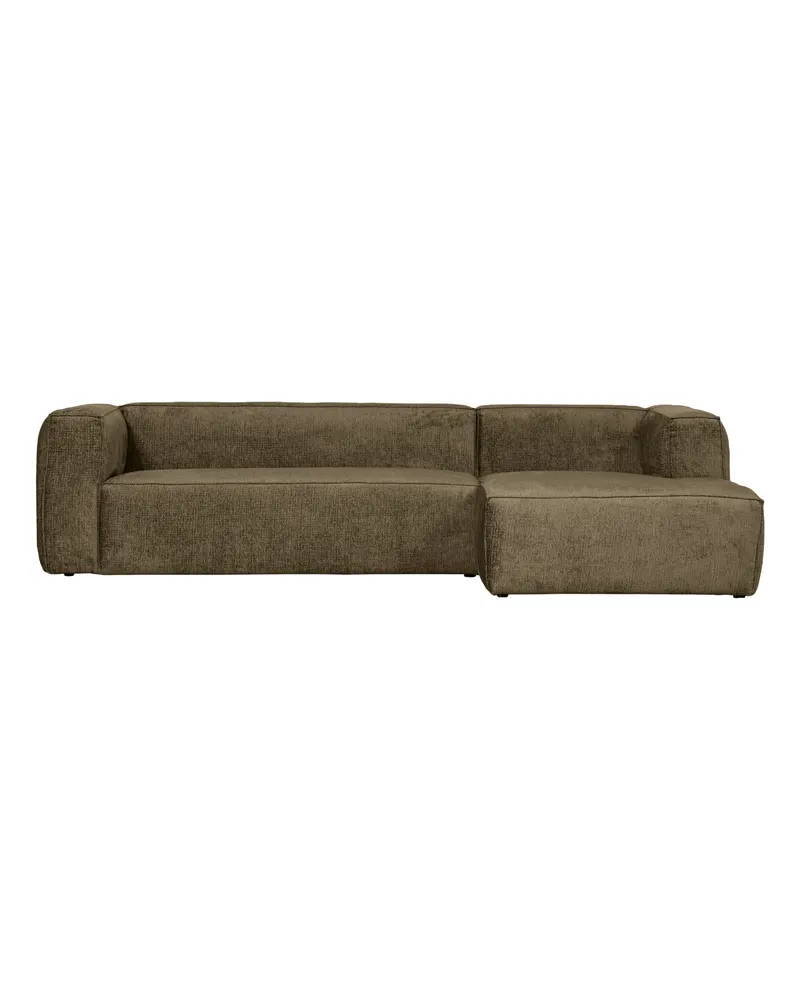 Bean Ecksofa rechts, Moss, Struktursamt, Ansicht 2