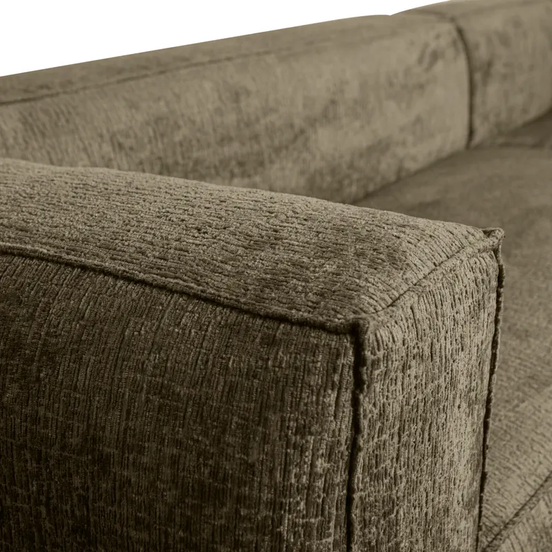 Bean Ecksofa rechts, Moss, Struktursamt, Detail, Ansicht 2