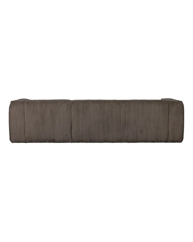 Bean Ecksofa rechts, Mud, Rippstoff, Ansicht 4