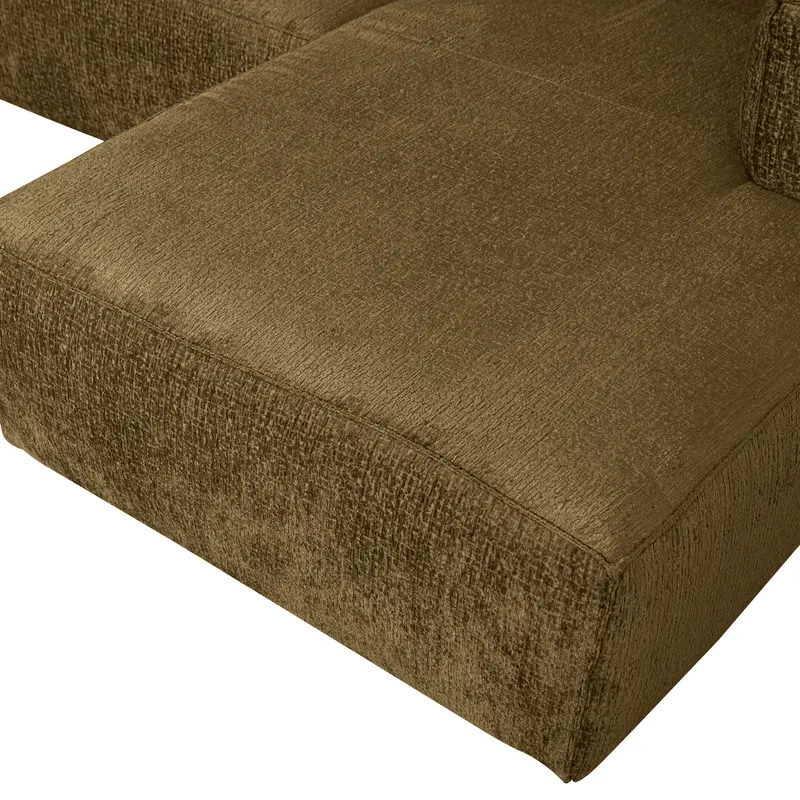 Bean Ecksofa rechts, Spices, Struktursamt, Detail, Ansicht 1
