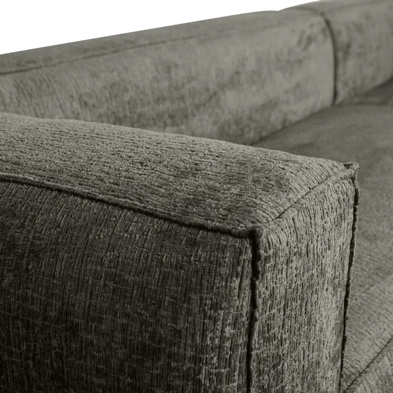 Bean Ecksofa rechts, Wasserpflanze, Struktursamt, Detail, Ansicht 2