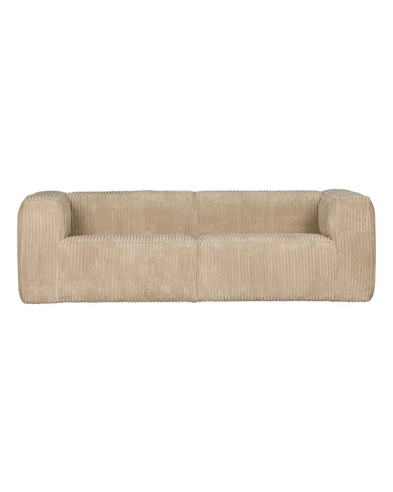 Bean 3,5-Sitzer Sofa mit breiter Polsterung, Travertin