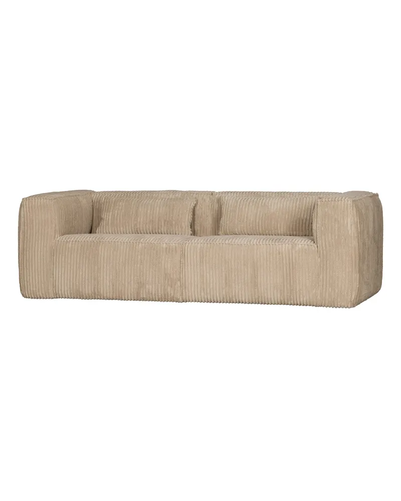 Bean Sofa, Travertin, Rippstoff, Ansicht 2