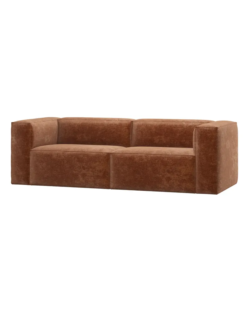 Bean Sofa, Terra, Chenille-Samt