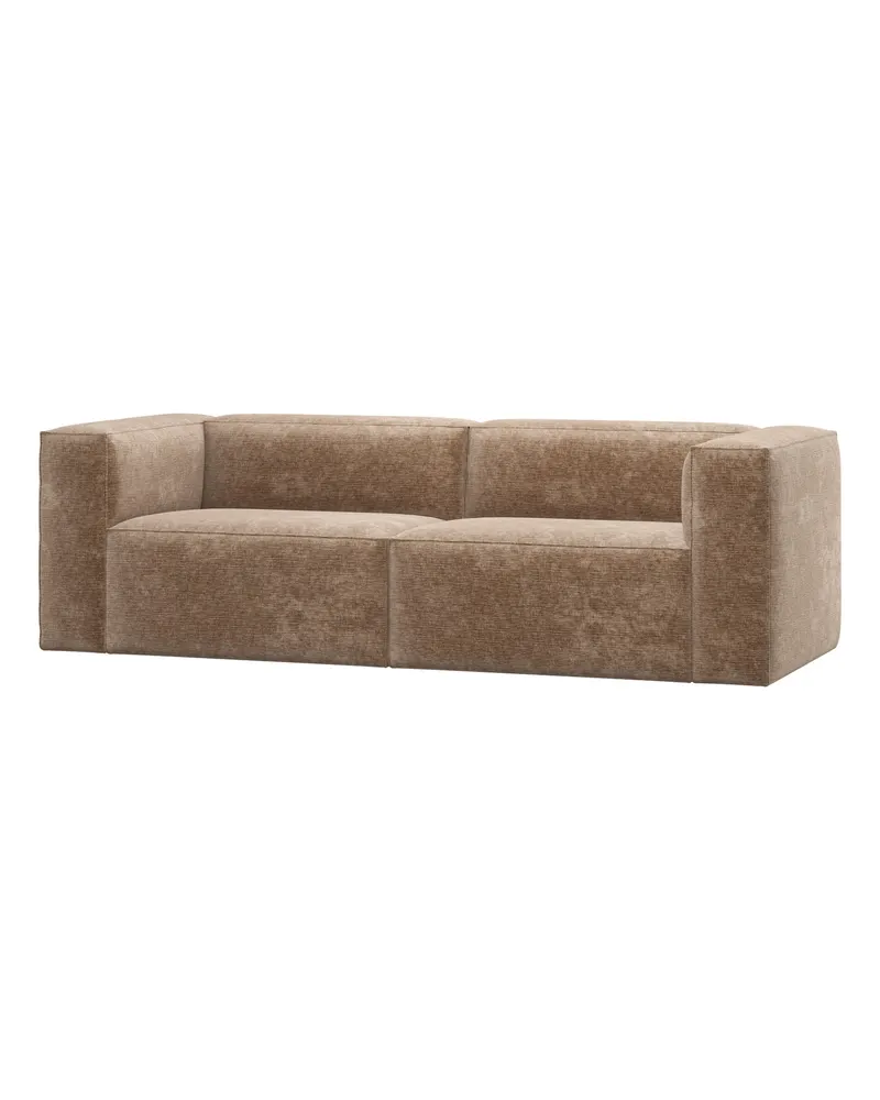 Bean Sofa, Taupe, Chenille-Samt