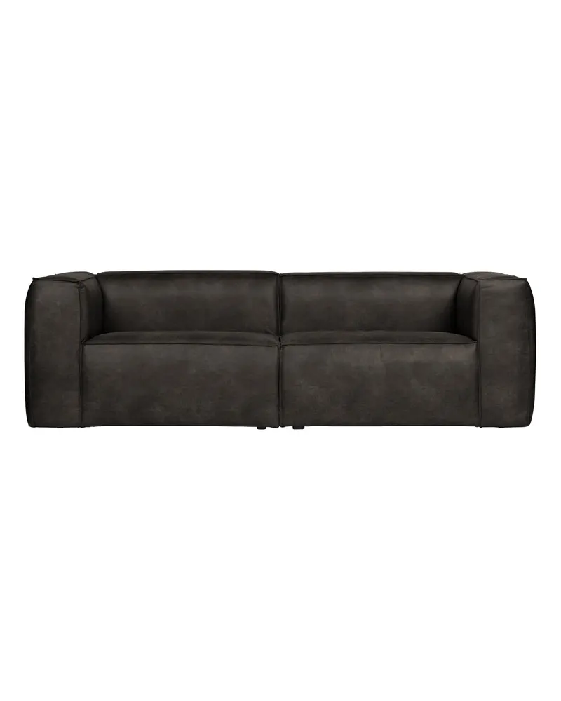 Bean Sofa, Schwarz, Lederbezug, Ansicht 1