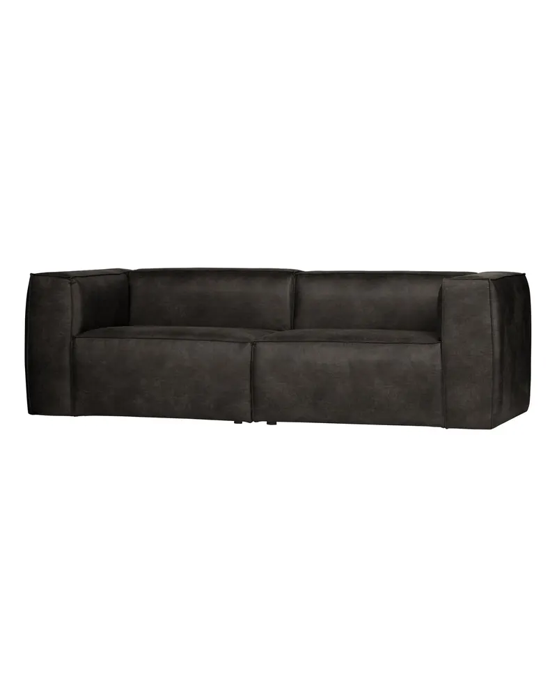 Bean Sofa, Schwarz, Lederbezug, Ansicht 2