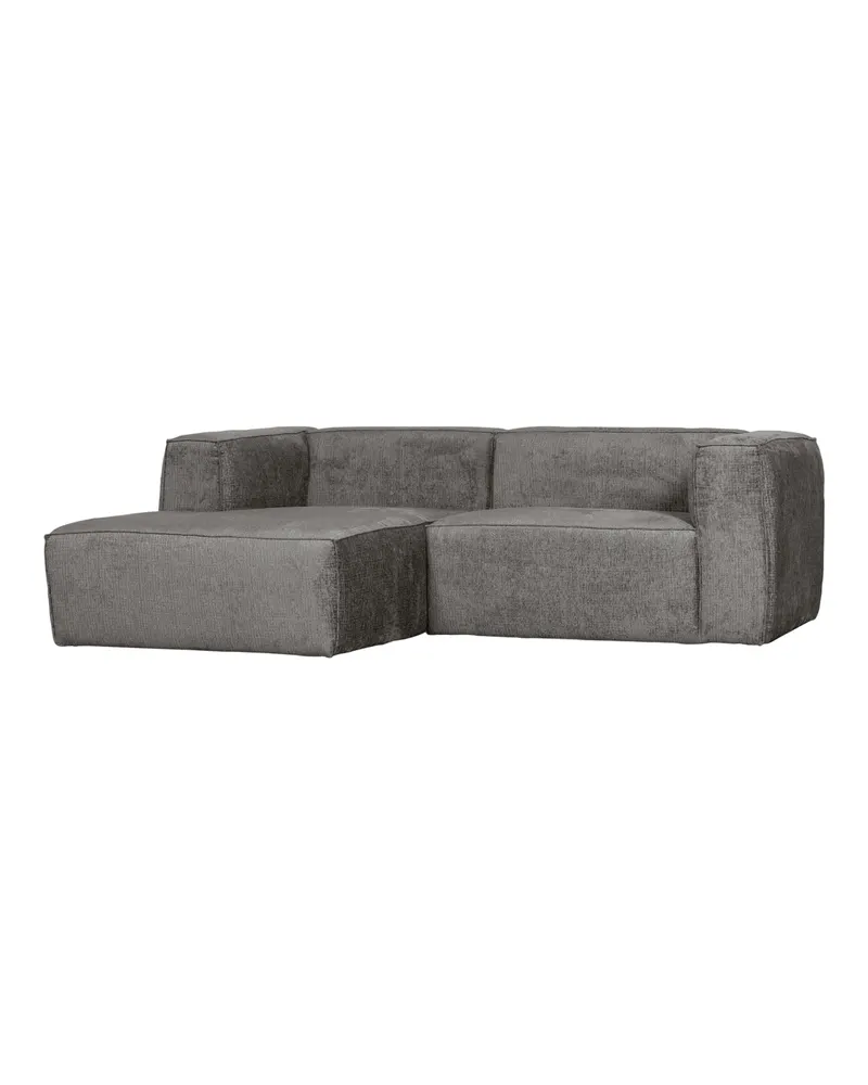 Bean Sofa mit Chaiselongue, Struktursamt Cloud sky, links