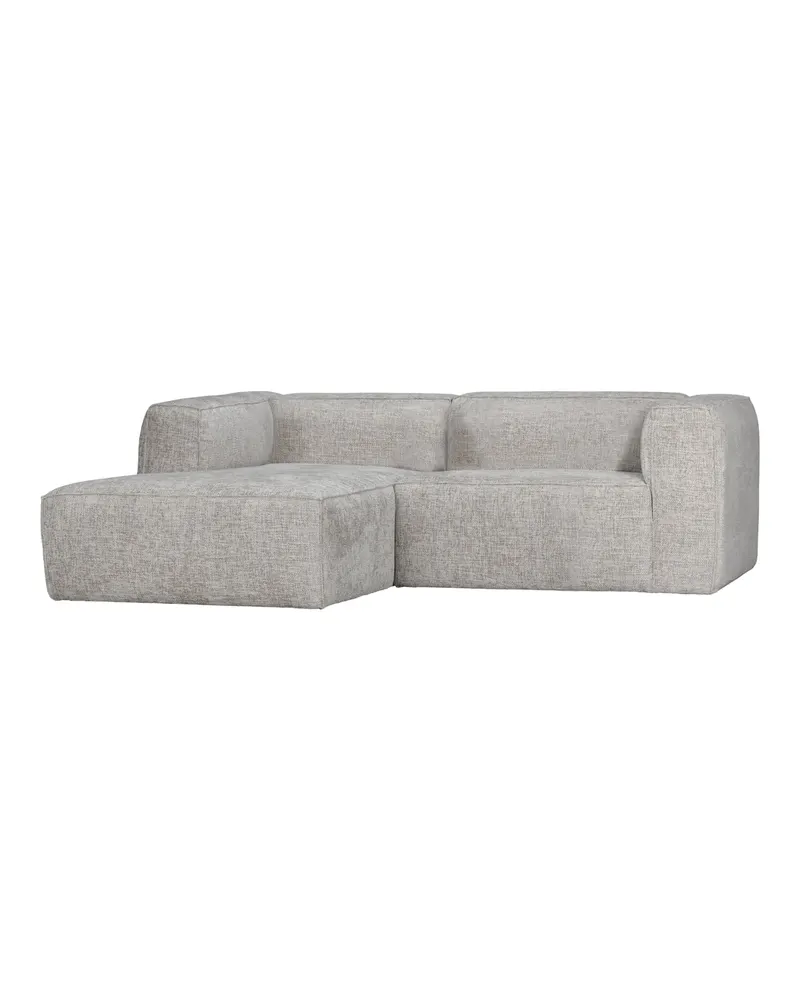Bean Sofa mit Chaiselongue, Chunky Melange Wasserpflanze, links
