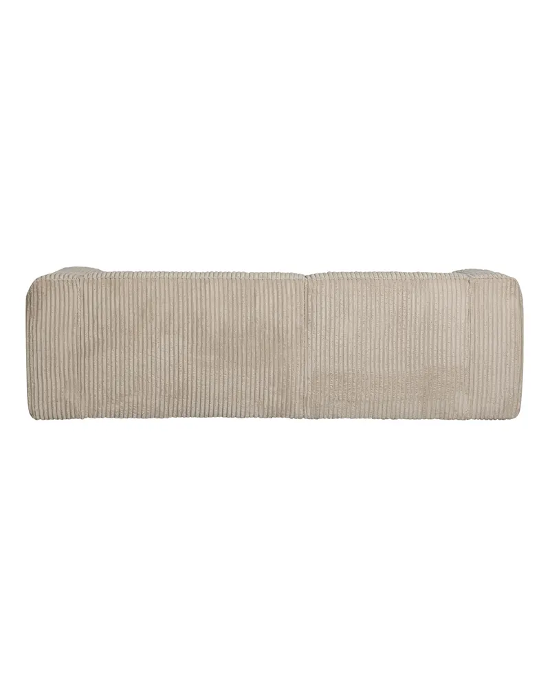 Bean Sofa mit Chaiselongue, Rippstoff Travertin, links, Ansicht 3