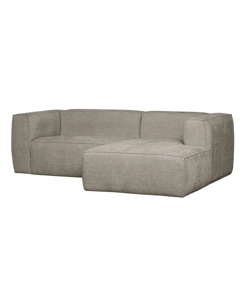 Bean Sofa mit Chaiselongue, Chunky Melange Travertin, rechts, Ansicht 1