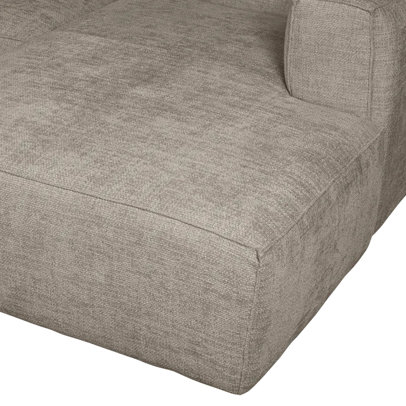 Bean Sofa mit Chaiselongue, Chunky Melange Travertin, rechts, Detail, Ansicht 2