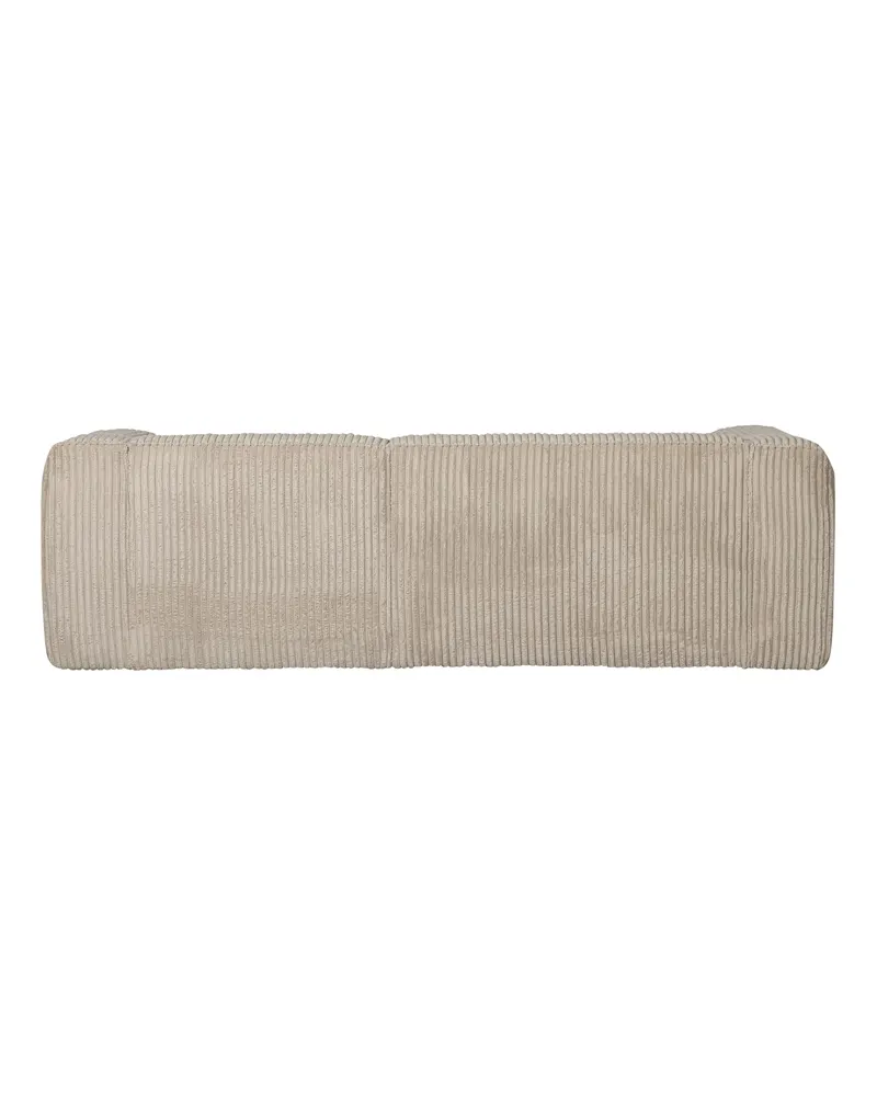 Bean Sofa mit Chaiselongue, Rippstoff Travertin, rechts, Ansicht 3