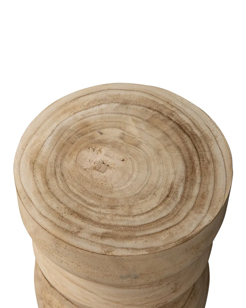 Bikkel Hocker aus Paulownia, Natur, Ansicht 2