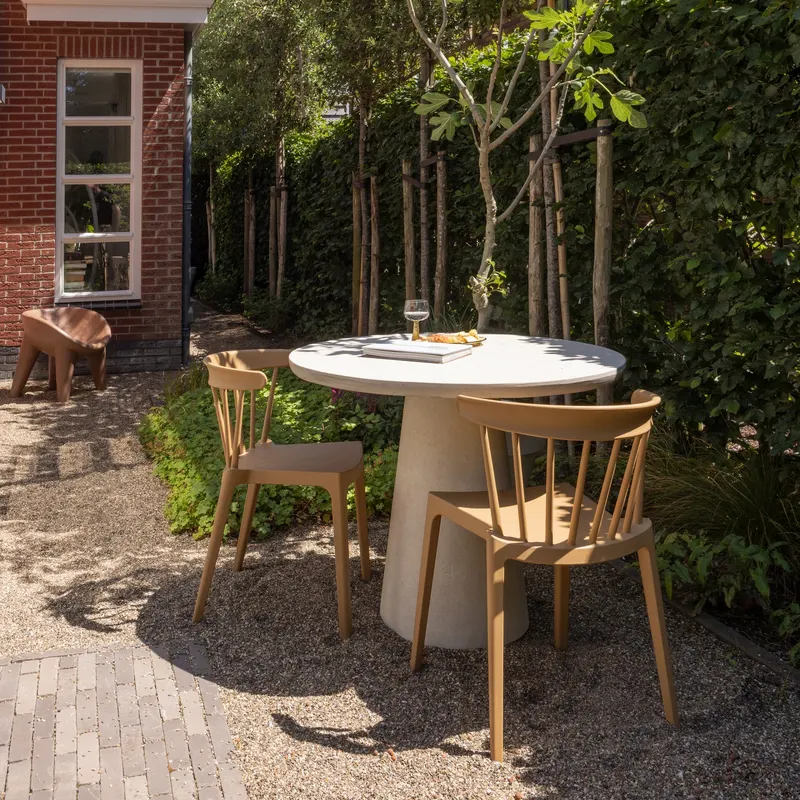 Bliss Gartenstuhl mit Sprossenlehne, Karamell melange, im Wohnraum, Ansicht 1