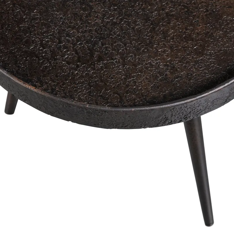 Bounds Beistelltisch, rund, Antique gold, Detail