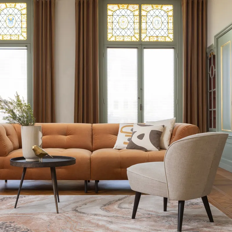 Bounds Beistelltisch, Antique gold, im Wohnraum, Ansicht 1