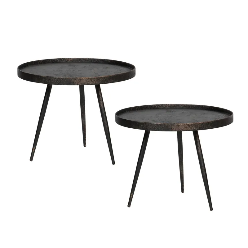 Bounds Beistelltisch, Antique gold, im Wohnraum, Ansicht 2
