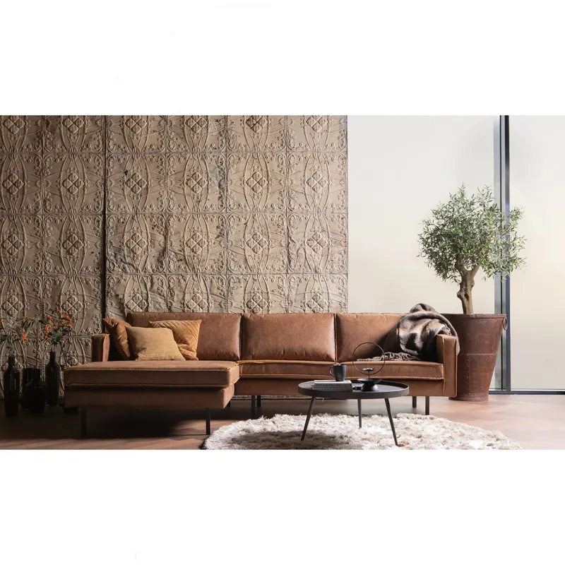 Bounds Beistelltisch mit runder Platte, Antique gold, im Wohnraum, Ansicht 2