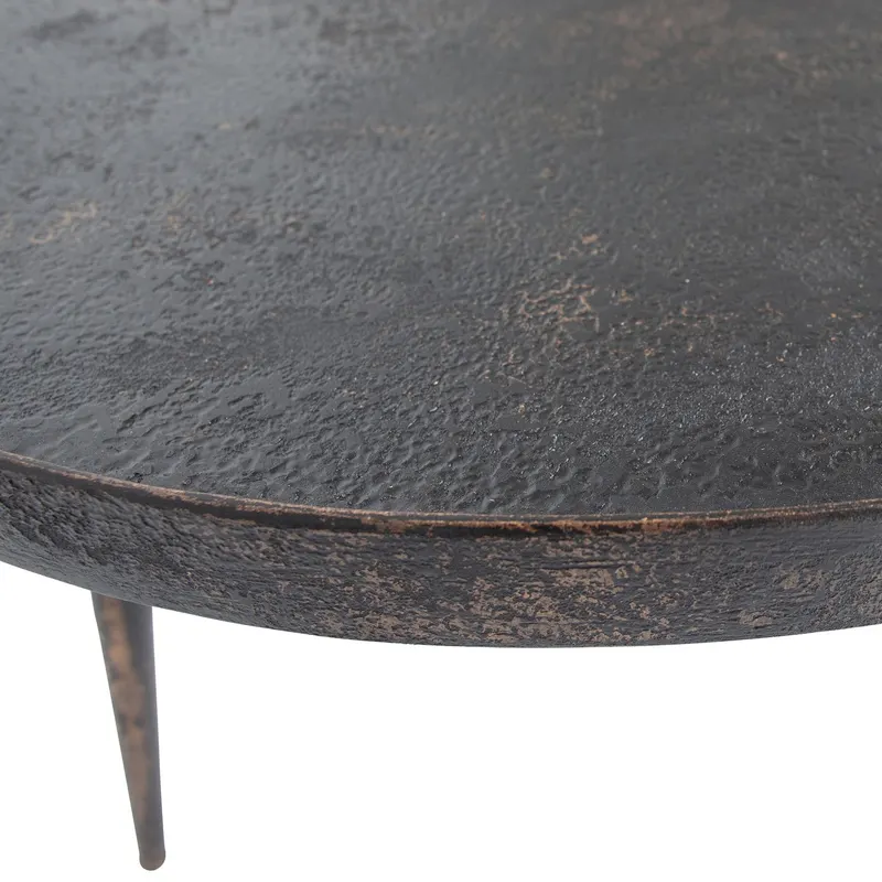 Bounds Beistelltisch mit runder Platte, Antique gold, Detail