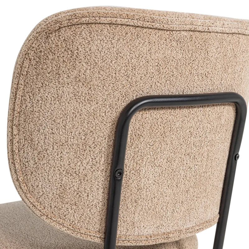 Brint Esszimmerstuhl mit Armlehnen, 2er-Set, Sand, Detail, Ansicht 2