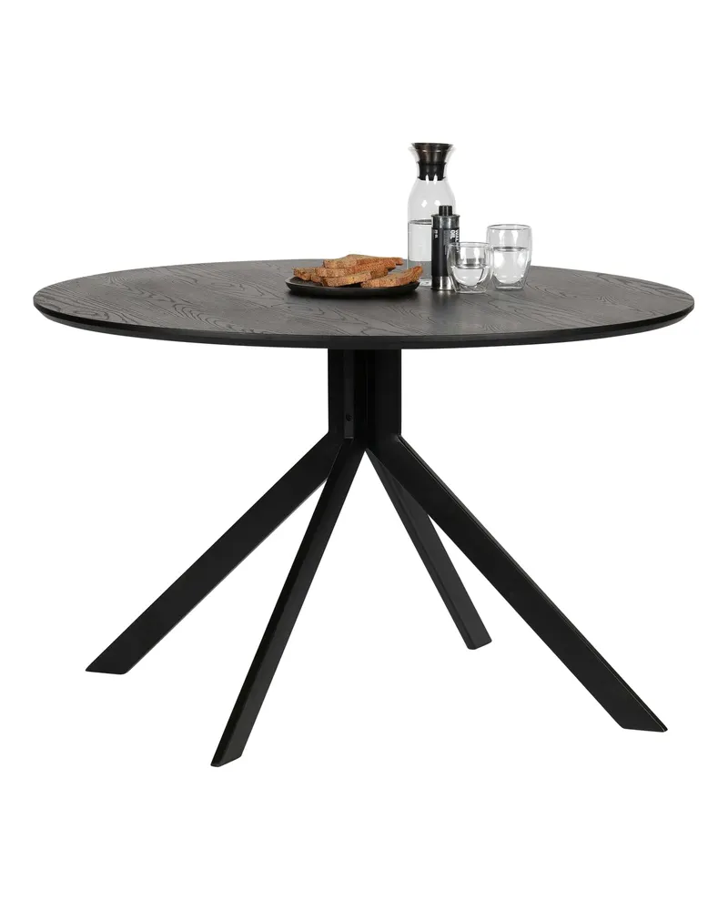 Bruno Esstisch rund Ø120 cm, Schwarz, Ansicht 2