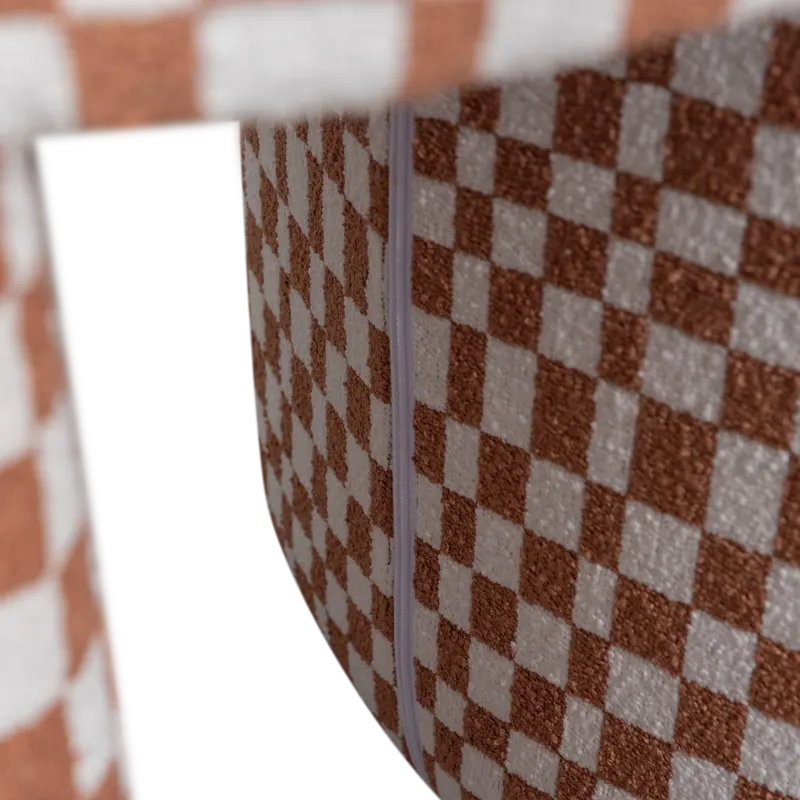 Charlie Hocker, Orange, Karomuster, Detail, Ansicht 2