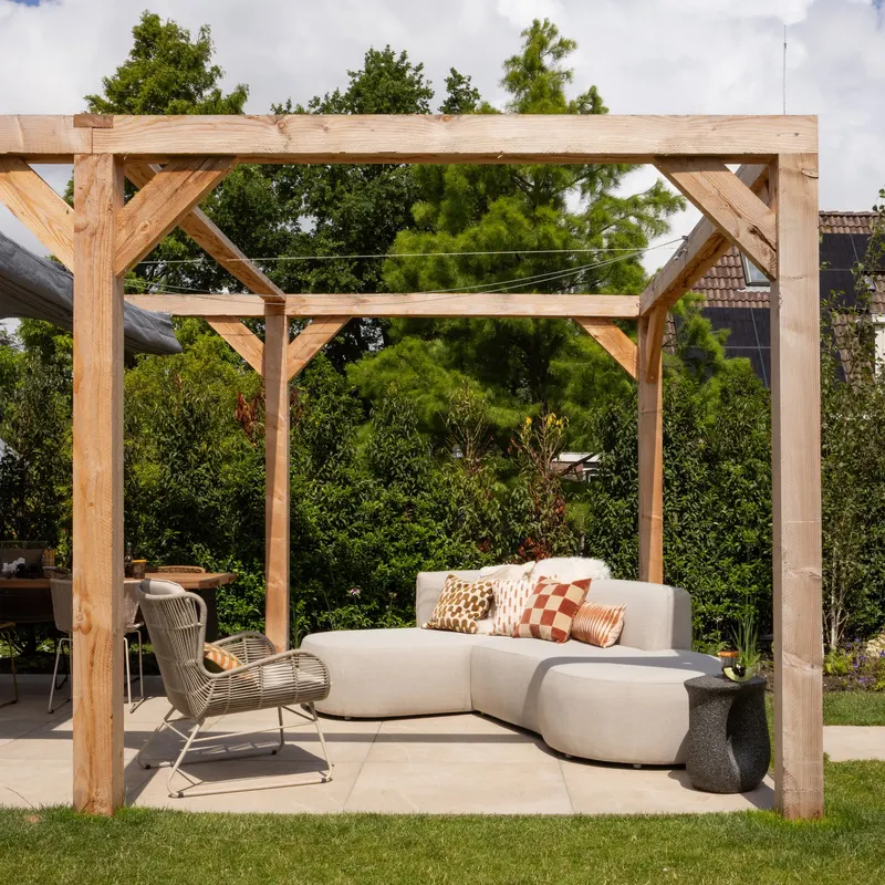 Chios Gartenlounge mit organischer Form, Natur, links, im Wohnraum, Ansicht 2