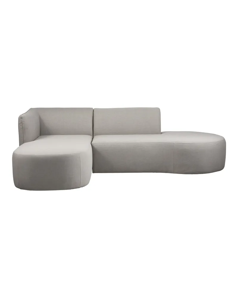Chios Gartenlounge mit organischer Form, Sand, links, Ansicht 1