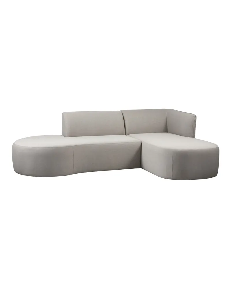 Chios Gartenlounge mit organischer Form, Sand, rechts, Ansicht 2