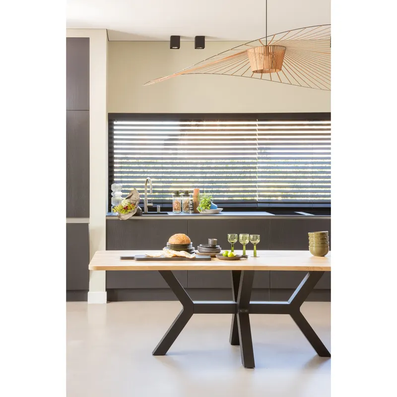 Combi-Tablo XL Esstisch, Natur, im Wohnraum, Ansicht 1