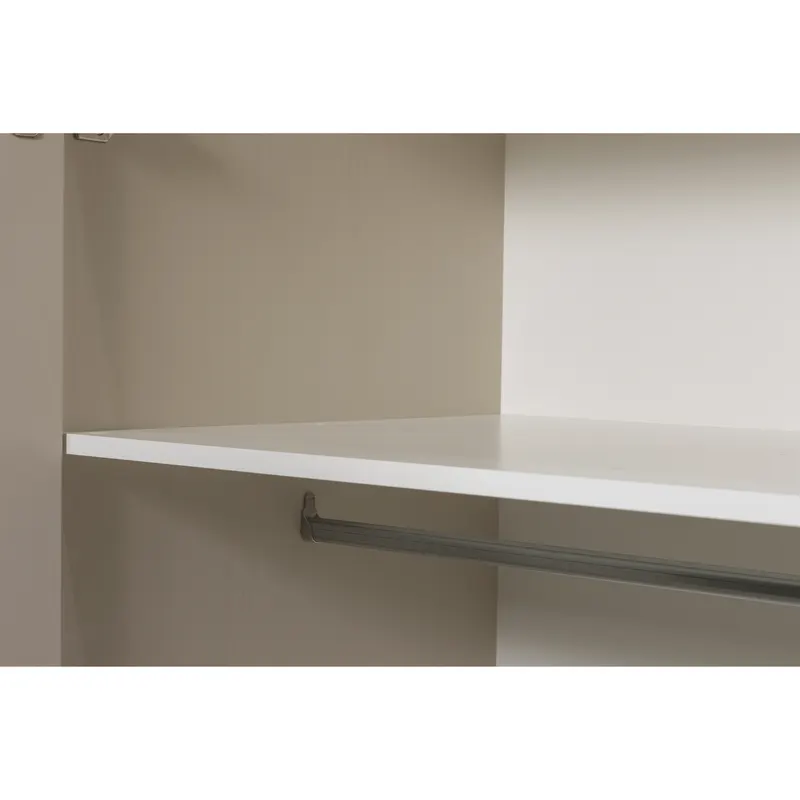 Connect Kleiderschrank mit Schubladen, 2-türig, Dust, Detail, Ansicht 2