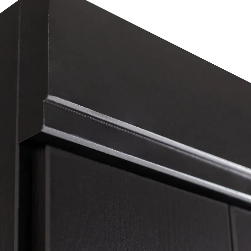 Connect Kleiderschrank mit Schubladen, 2-türig, Schwarz, Detail, Ansicht 2