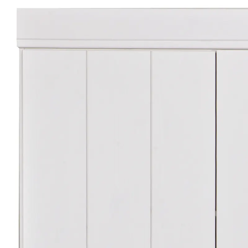 Connect Kleiderschrank mit Schubladen, 3-türig, Weiß, Detail, Ansicht 1