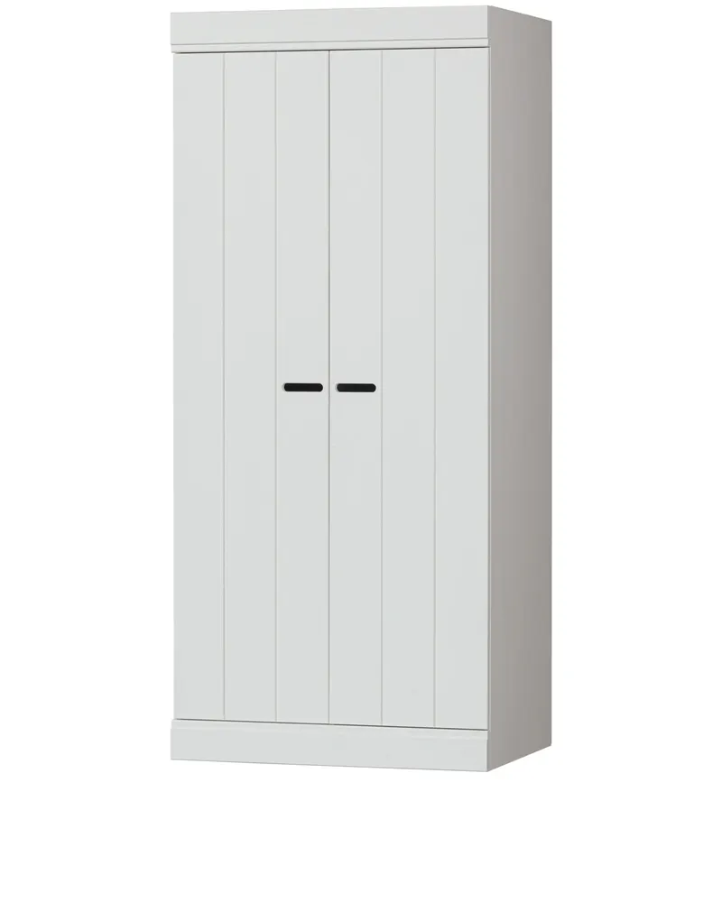 Connect Kleiderschrank, 175 cm hoch, FSC®-zertifiziert, Weiß