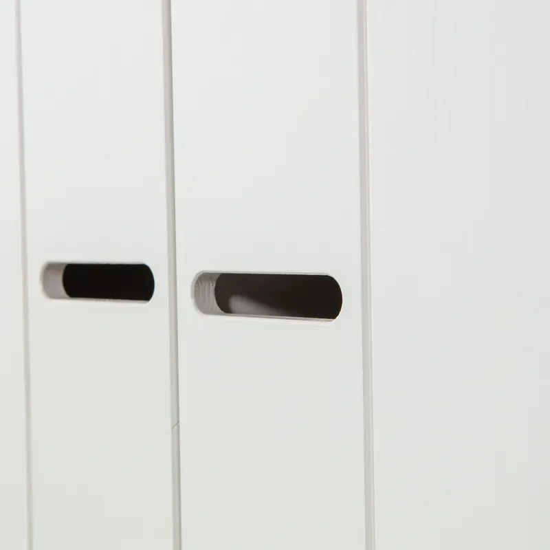 Connect Kleiderschrank, 175 cm hoch, Weiß, Detail, Ansicht 1