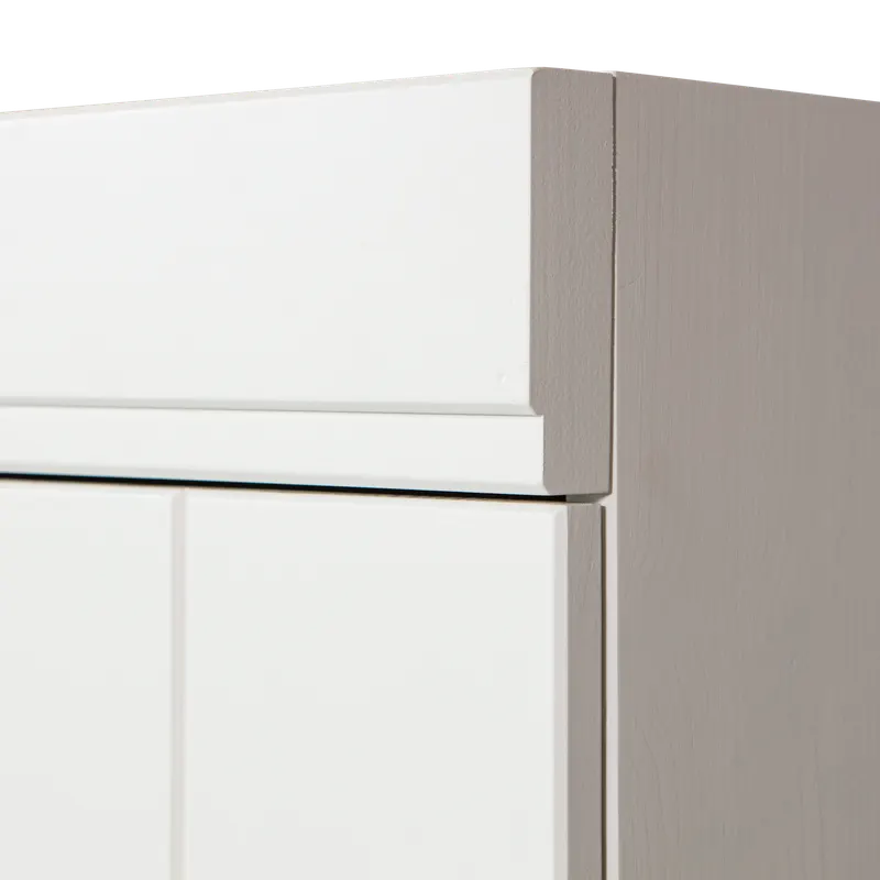 Connect Kleiderschrank, 175 cm hoch, Weiß, Detail, Ansicht 2