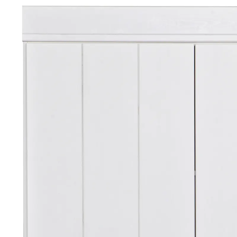 Connect Kleiderschrank mit Streifentüren, Weiß, Detail, Ansicht 1