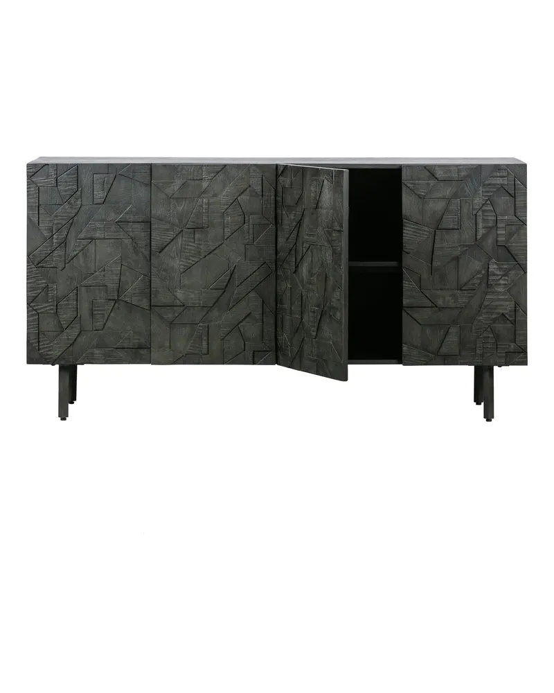 Counter Sideboard, Schwarz, Ansicht 3