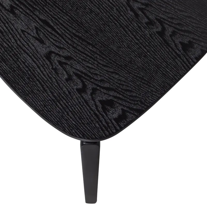 Cras Esszimmerstuhl aus Eschenfurnier Schwarz, Detail, Ansicht 2