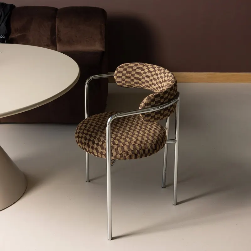 Cuby Esszimmerstuhl im 2er-Set, Braun, im Wohnraum