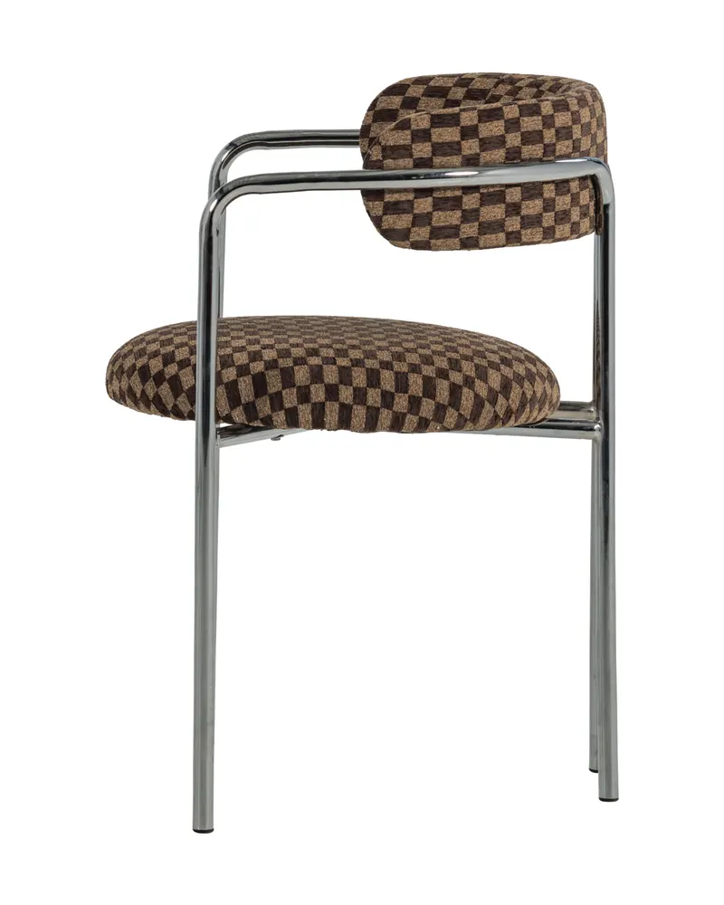 Cuby Esszimmerstuhl im 2er-Set, Braun, Ansicht 4