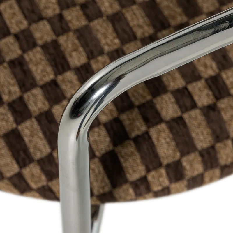 Cuby Esszimmerstuhl im 2er-Set, Braun, Detail, Ansicht 2
