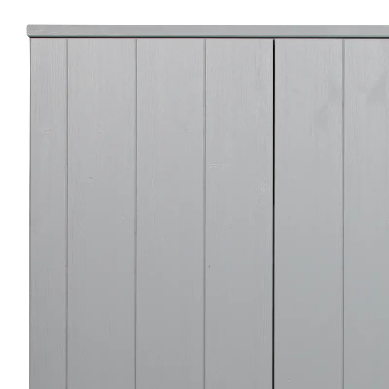 Dennis Kleiderschrank mit unteren Schubladen, Betongrau, Detail, Ansicht 1