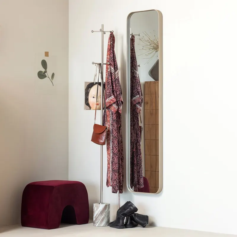 Doutzen Wandspiegel, Sand, im Wohnraum, Ansicht 2